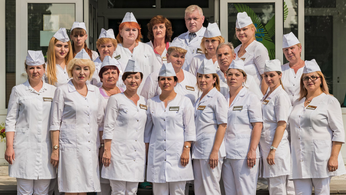 Персонал санатория «Дубрава» города-курорта Железноводска